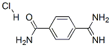4-脒基苯甲酰胺盐酸盐,59855-11-7,结构式