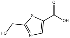 5-Thiazolecarboxylic acid, 2-(hydroxymethyl)- (9CI) Structure