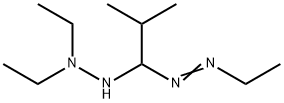 1-[1-(2,2-Diethylhydrazino)-2-methylpropyl]-2-ethyldiazene|