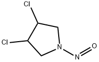 3,4-ジクロロ-1-ニトロソピロリジン 化学構造式
