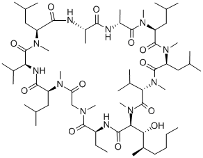 二氢环孢菌素A,59865-15-5,结构式