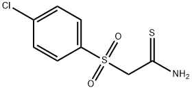 2-[(4-CHLOROPHENYL)SULFONYL]ETHANETHIOAMIDE Struktur