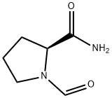 2-Pyrrolidinecarboxamide,1-formyl-,(2S)-(9CI) Struktur