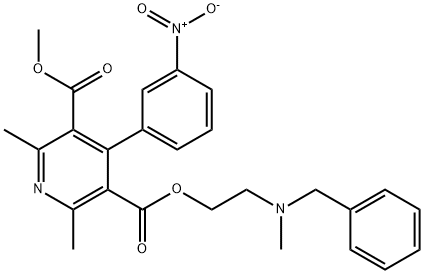 2-(N-benzyl-N-methylamino)ethyl methyl 2,6-dimethyl-4-(3-nitrophenyl)-3,5-pyridinedicarboxylate|脱氢尼卡地平