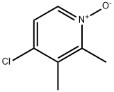 4-Chloro-2,3-dimethylpyridine 1-oxide Structure