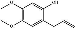 4,5-二甲氧基-2-(2-丙烯基)苯酚 结构式