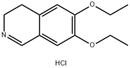 6,7-DIETHOXY-3,4-DIHYDROISOQUINOLINE HYDROCHLORIDE,59895-00-0,结构式