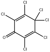 六氯环己-2,5-二烯酮, 599-52-0, 结构式