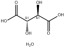 MESO-TARTARIC ACID MONOHYDRATE Structure