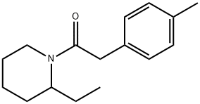 Piperidine, 2-ethyl-1-[(4-methylphenyl)acetyl]- (9CI) 结构式