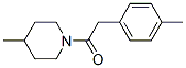 Piperidine, 4-methyl-1-[(4-methylphenyl)acetyl]- (9CI) Struktur