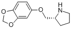 (2R)-2-[(1,3-BENZODIOXOL-5-YLOXY)METHYL]-PYRROLIDINE Structure
