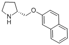 (2R)-2-[(2-NAPHTHALENYLOXY)METHYL]-PYRROLIDINE Structure