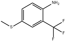 2-氨基-5-(甲硫基)三氟甲苯, 59920-85-3, 结构式