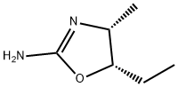 2-Oxazolamine,5-ethyl-4,5-dihydro-4-methyl-,(4R,5S)-(9CI) 化学構造式