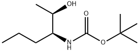 Carbamic acid, [(1S)-1-[(1R)-1-hydroxyethyl]butyl]-, 1,1-dimethylethyl ester 化学構造式