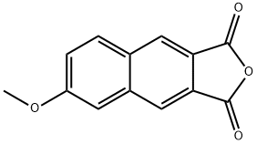 Naphtho[2,3-c]furan-1,3-dione, 6-methoxy- (9CI) Structure