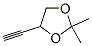 1,3-Dioxolane, 4-ethynyl-2,2-dimethyl- (7CI,9CI) Structure