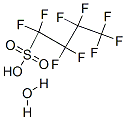 NONAFLUOROBUTANESULFONIC ACID HYDRATE 化学構造式