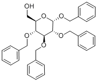 苄基 2,3,4-三-O-苄基-Α-D-吡喃葡萄糖苷,59935-49-8,结构式