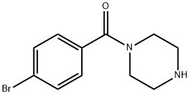 (4-BROMOPHENYL)(PIPERAZIN-1-YL) METHANONE Structure