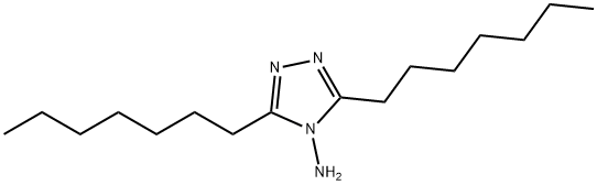 4-氨基-3,5-二庚基-4H-1,2,4-三唑,59944-53-5,结构式