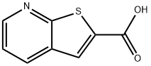 チエノ[2,3‐B]ピリジン‐2‐カルボン酸 化学構造式