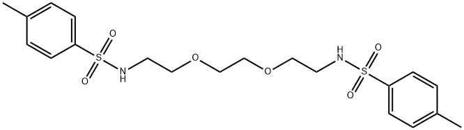 N,N'-[1,2-ETHANEDIYLBIS(OXY-2,1-ETHANEDIYL)]BIS[4-METHYL-BENZENESULFONAMIDE,59945-35-6,结构式