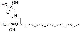 [(tetradecylimino)bis(methylene)]diphosphonic acid Struktur