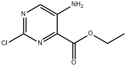 ethyl 5-aMino-2-chloropyriMidine-4-carboxylate Structure