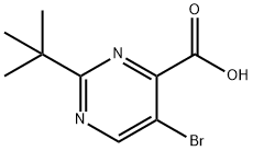 5-broMo-2-tert-butyl-pyriMidine-4-carboxylic acid|5-溴-2-(叔丁基)嘧啶-4-羧酸