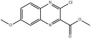 METHYL 3-CHLORO-7-METHOXYQUINOXALINE-2-CARBOXYLATE Struktur