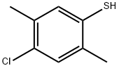 4-Хлор-2 ,5-диметилтиофенола структура