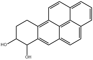 7,8-dihydroxy-7,8,9,10-tetrahydrobenzo(a)pyrene Struktur