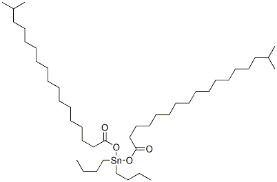 dibutylbis[(1-oxoisooctadecyl)oxy]stannane Struktur