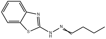 Butanal, 2-benzothiazolylhydrazone (9CI) 结构式