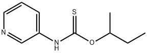 N-(3-Pyridyl)thiocarbamic acid butyl ester Structure