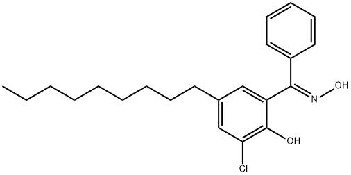 (E)-(3-chloro-2-hydroxy-5-nonylphenyl) phenyl ketone oxime,59986-59-3,结构式