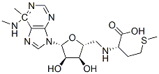 S-(N(6),N(6)-dimethyladenosyl)methionine Struktur