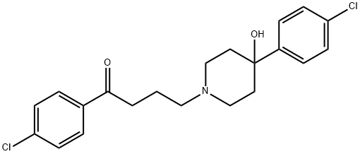 4-[4-(4-CHLOROPHENYL)-4HYDROXY-1-PIPERIDINYL]-1-(4-CHLOROPHENYL)-1-BUTANONE 结构式