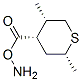 2H-Thiopyran-4-carboxylicacid,4-aminotetrahydro-2,5-dimethyl-,(2alpha,4alpha,5alpha)- Struktur