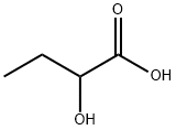 DL-2-羟基丁酸, 600-15-7, 结构式