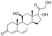 6-Dehydrocortisol Structure