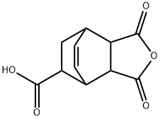 1,3,3a,4,7,7a-hexahydro-1,3-dioxo-4,7-ethanoisobenzofuran-8-carboxylic acid  Struktur