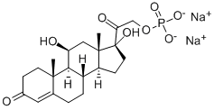 氢化可的松磷酸钠,6000-74-4,结构式