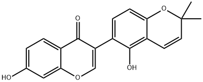 光果甘草酮, 60008-02-8, 结构式