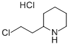 2-(2-クロロエチル)ピペリジン・塩酸塩 化学構造式