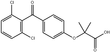 2-[4-(2,6-Dichlorobenzoyl)phenoxy]-2-methylpropanoic acid|