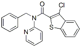 Benzo[b]thiophene-2-carboxamide, 3-chloro-N-(phenylmethyl)-N-2-pyridinyl- (9CI),600122-16-5,结构式