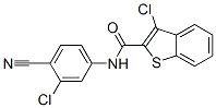 Benzo[b]thiophene-2-carboxamide, 3-chloro-N-(3-chloro-4-cyanophenyl)- (9CI),600122-22-3,结构式